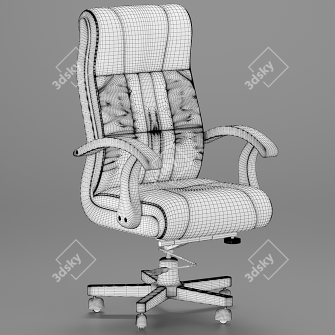  ErgoLux High Back Office Chair 3D model image 4