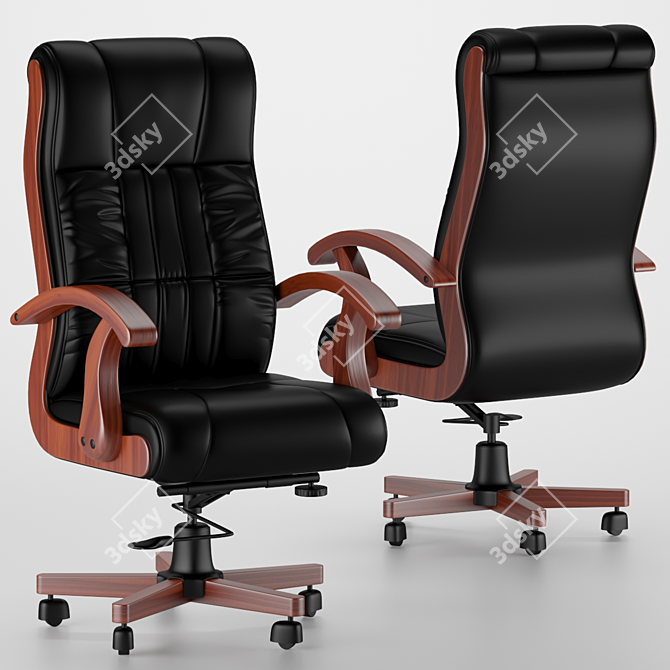  ErgoLux High Back Office Chair 3D model image 6