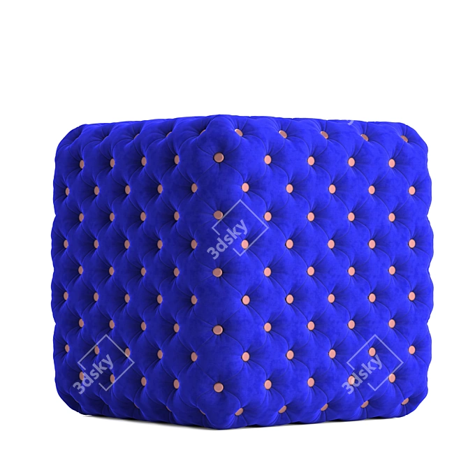 Cozy and Stylish Pouf 3D model image 2