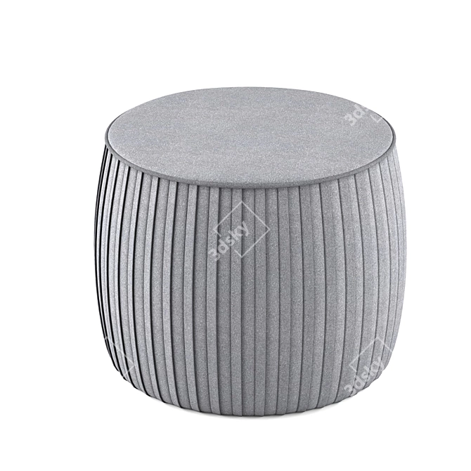 Cozy and Stylish Pouf 3D model image 4