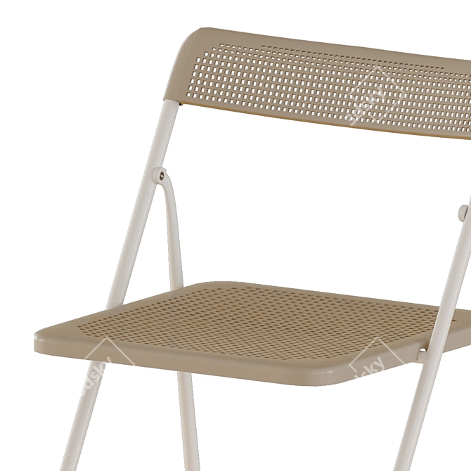 Modern Outdoor Chair and Table Set 3D model image 5