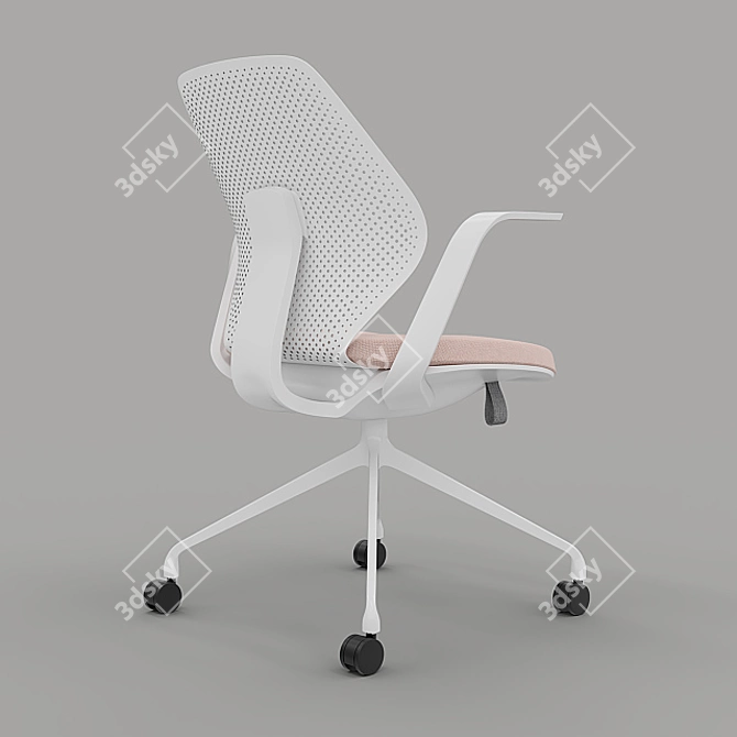 ITOKI QuA - Stylish and Compact Chair 3D model image 3