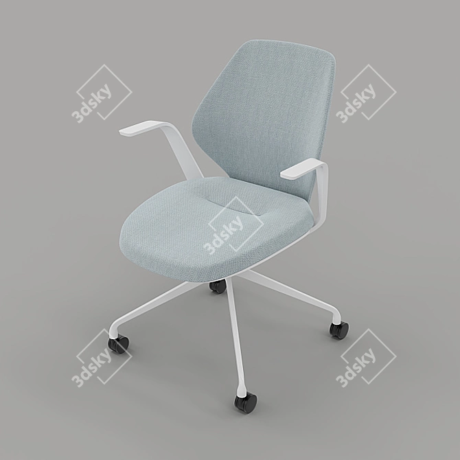 ITOKI QuA - Stylish and Compact Chair 3D model image 4