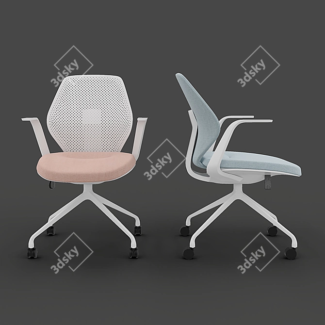 ITOKI QuA - Stylish and Compact Chair 3D model image 6