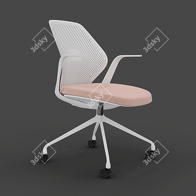 ITOKI QuA - Stylish and Compact Chair 3D model image 7