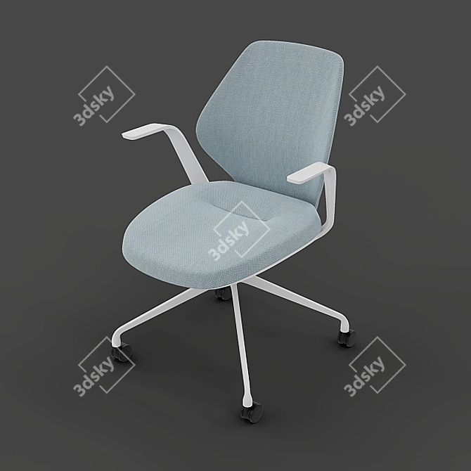 ITOKI QuA - Stylish and Compact Chair 3D model image 9