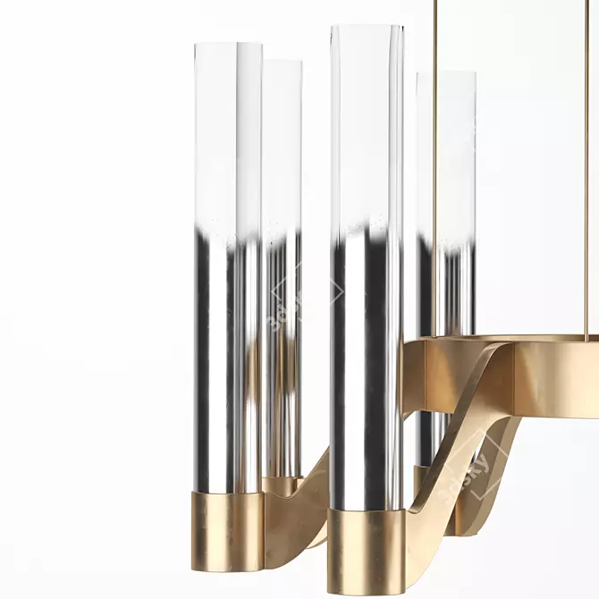 Anzazo Berga Modern Chandelier 3D model image 4