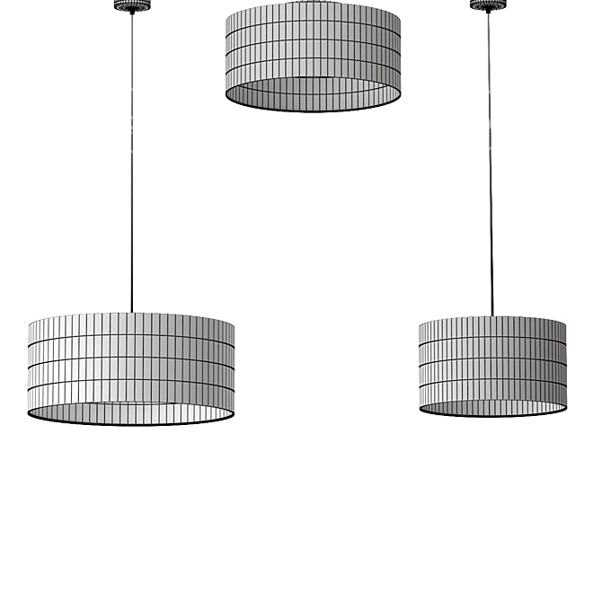 Eglo Cannafesca Chandeliers 3D model image 2