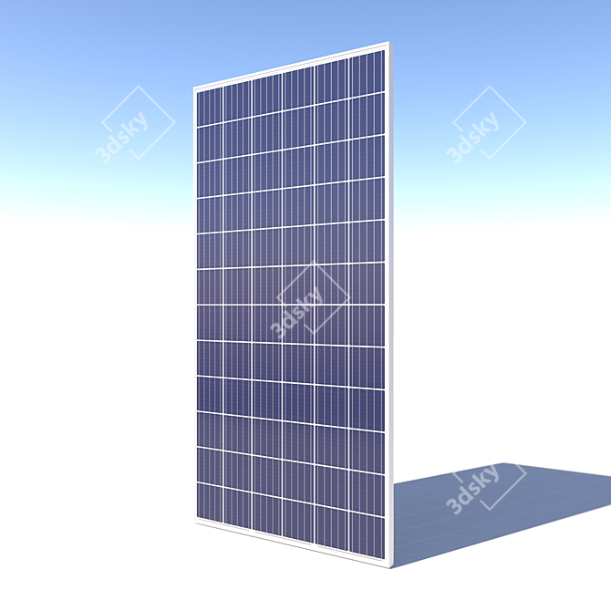 EcoSun Solar Panel 3D model image 1