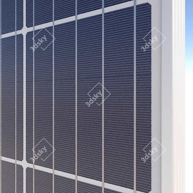 EcoSun Solar Panel 3D model image 2