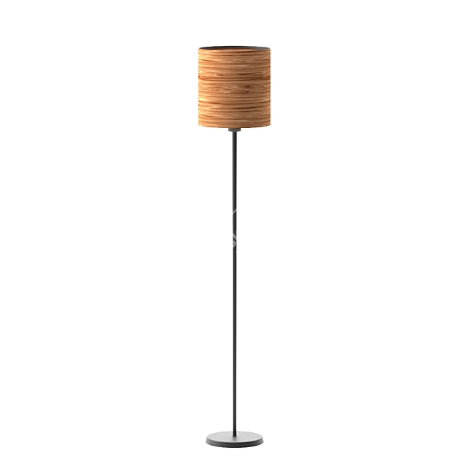 Elegant Cannafesca Floor Lamp 3D model image 1