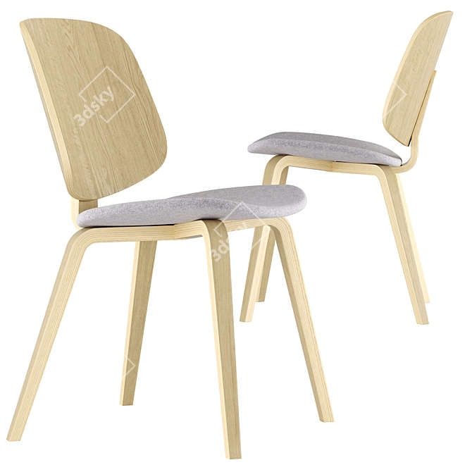 Modern BoConcept Aarhus Dining Set 3D model image 2