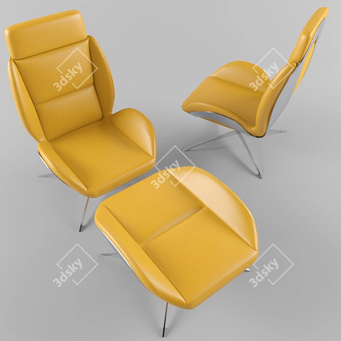 Luxury Mercedes-Benz Chairs Collection 3D model image 3