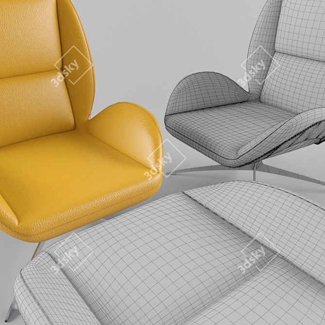 Luxury Mercedes-Benz Chairs Collection 3D model image 5