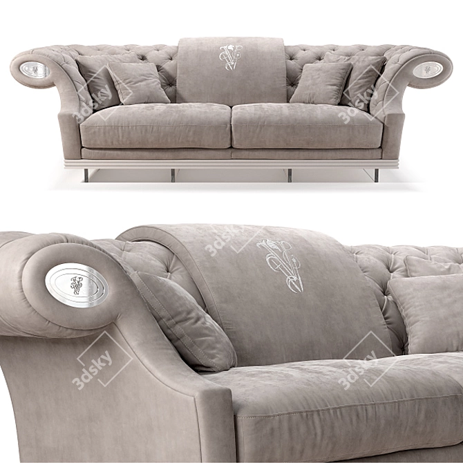 Luxury Visionnaire Sofa Valancourt 3D model image 1