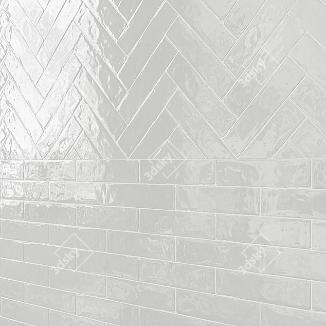EQUIPE COTTAGE Ceramic Wall Tiles - Elegant and Versatile 3D model image 4