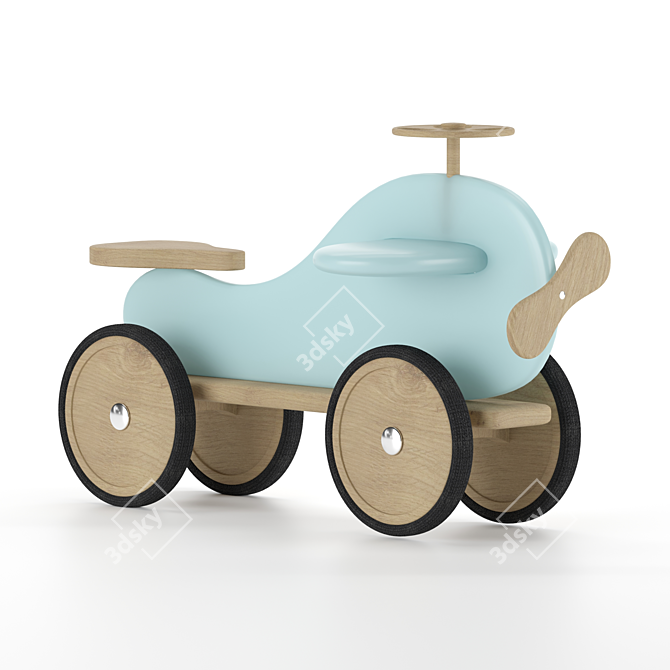 Whale Baby Car Kit - Blue 3D model image 2