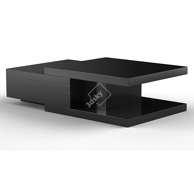 Elegant Weber Coffee Table 3D model image 1