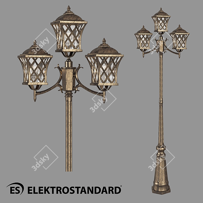 Cassiopeya F/3 Outdoor Lamp Pole 3D model image 1