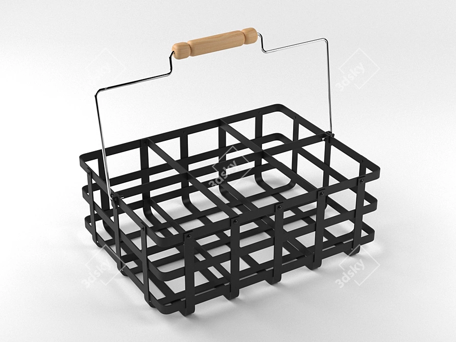 Borstad Bottle Stand: Stylish IKEA Collection 3D model image 2