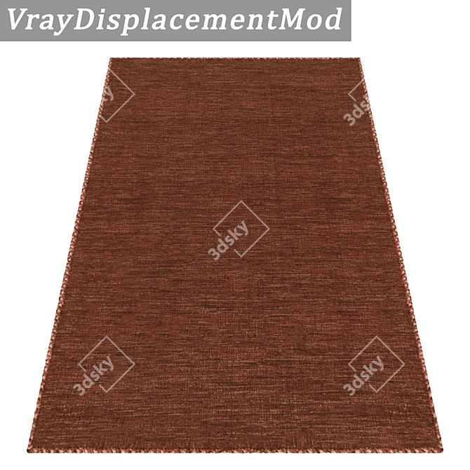 Luxury Textured Carpet Set 3D model image 3