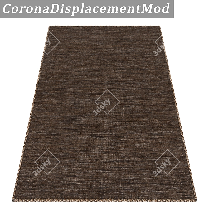 Luxury Textured Carpet Set 3D model image 4