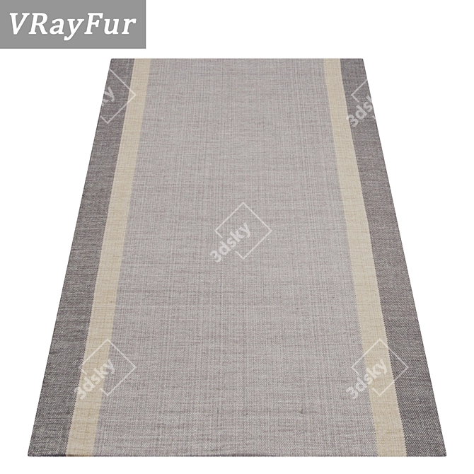 Luxury Carpet Set: High-Quality Textures 3D model image 2