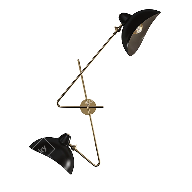 Contemporary Design York Lamp 3D model image 1