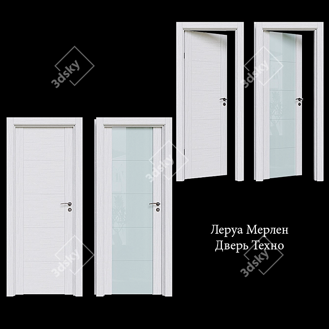 Lerua Merlen Interior Doors 3D model image 9