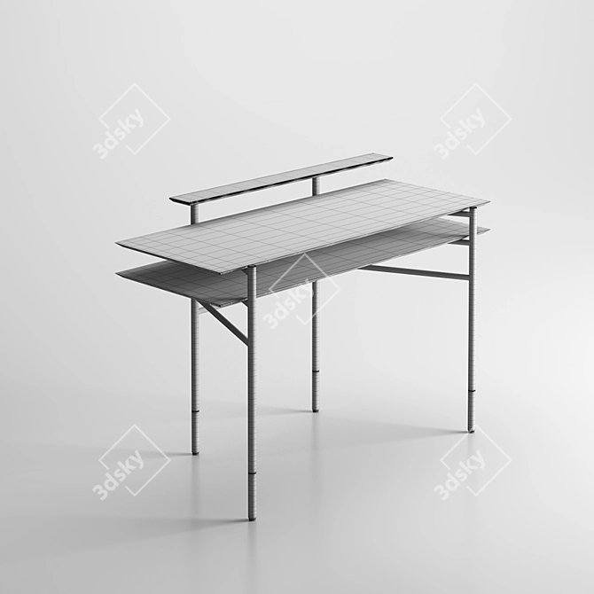 Rustic Chic: Ligne Roset CLYDE Table 3D model image 3