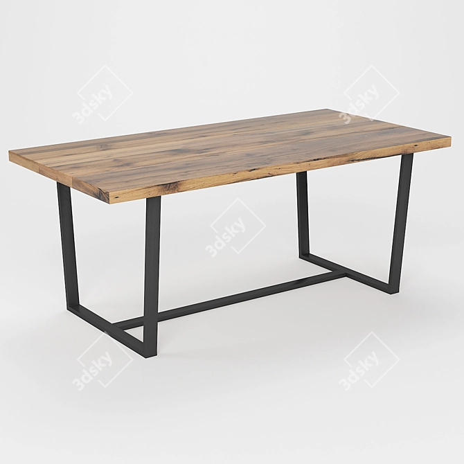 Modern Cool Dining Table 3D model image 3