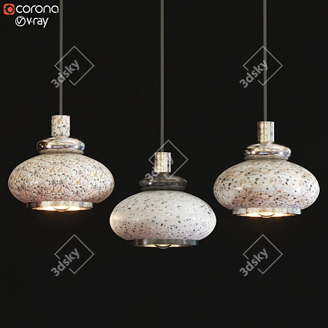 Modern Lamp Design 3D model image 1