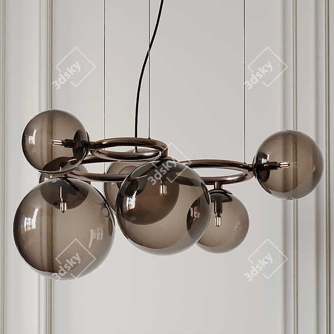 Vistosi Puppet Ring Pendant: Elegant and Stylish Ceiling Lighting 3D model image 2