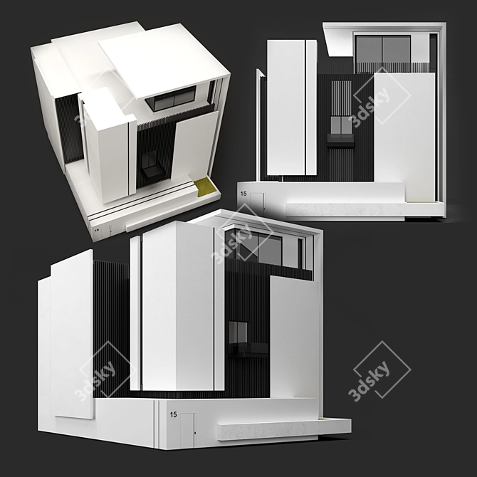 3DMax2015 Building Model 3D model image 1