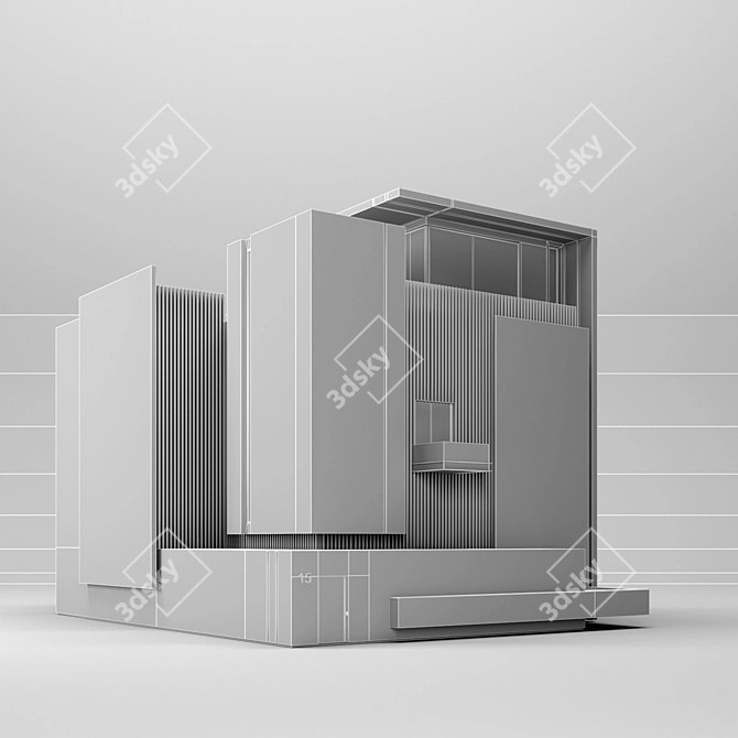 3DMax2015 Building Model 3D model image 4