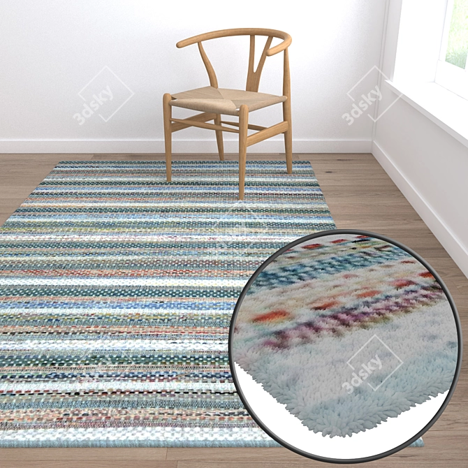 Title: Luxury Carpet Set 260

Description (translated): The set consists of 3 carpets. All textures are high quality. The carpets 3D model image 5