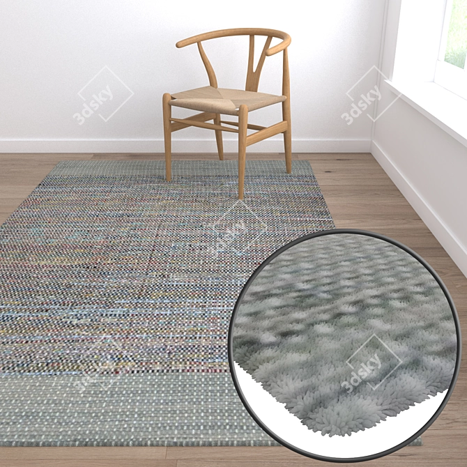 Luxury Carpet Set: High-Quality Textures for Stunning Renders 3D model image 5