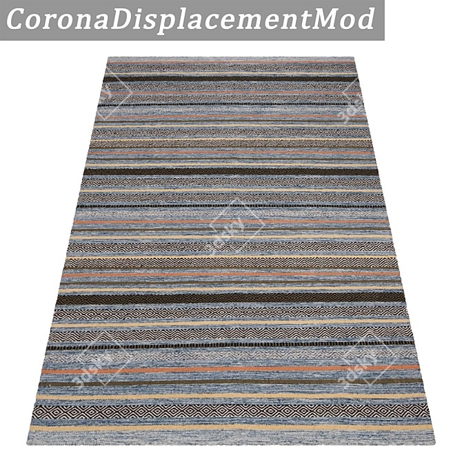 Premium Carpet Set 3D | High-Quality Textures | Multiple Variants 3D model image 4