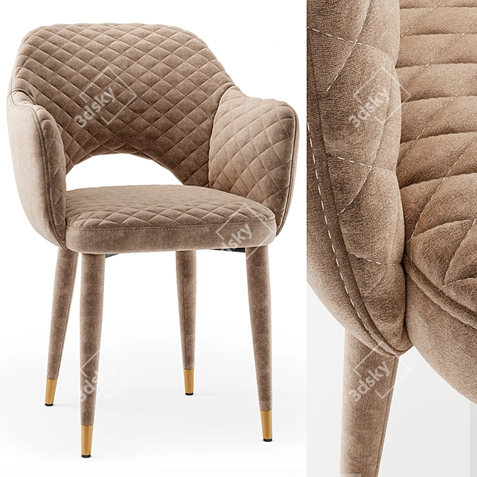 Deephouse Martin Chair: Modern, Stylish, and Comfortable 3D model image 2