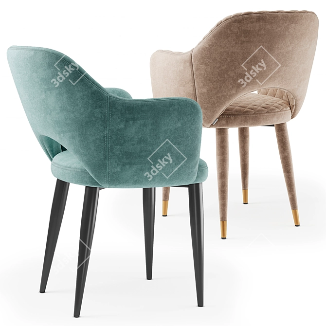 Deephouse Martin Chair: Modern, Stylish, and Comfortable 3D model image 3