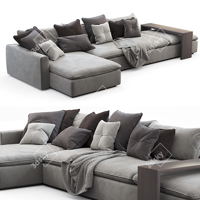 Indera Sofa Weeknd: Modern Comfort for Your Home 3D model image 4