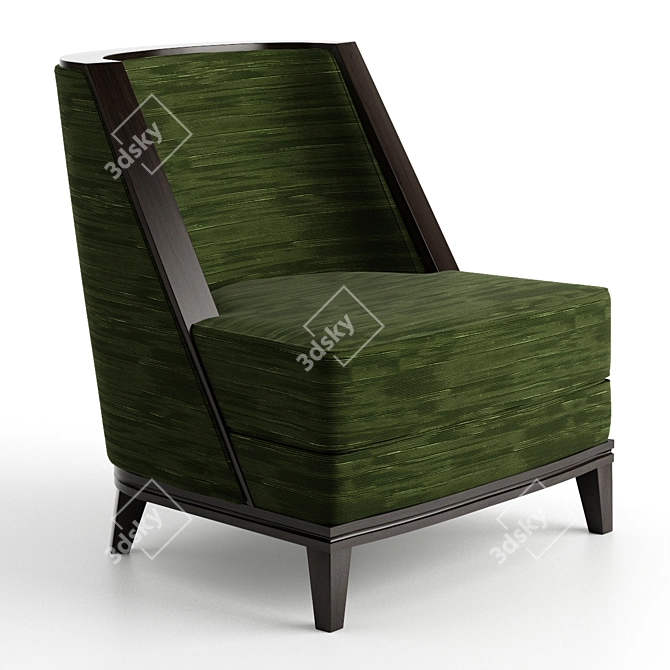 The Sofa & Chair Co. London - Sloane Armchair: Elegant and Compact Design 3D model image 3