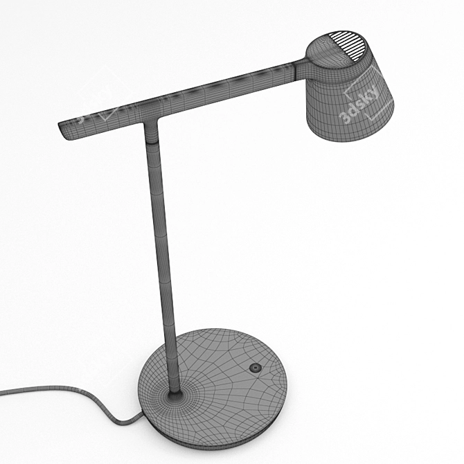 Sleek Muuto Tip Desk Lamp 3D model image 5