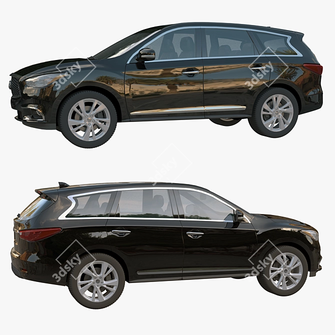 Powerful and Versatile Infiniti QX60 3D model image 3