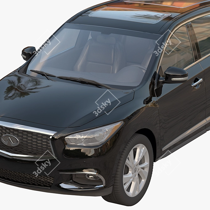 Powerful and Versatile Infiniti QX60 3D model image 4