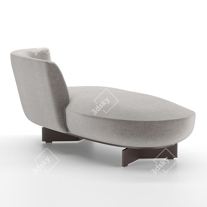 Giorgetti Galet: Stylish Small Sofa 3D model image 4