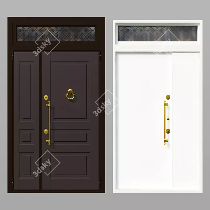 Securemme Termodver: Premium Thermowood Doors 3D model image 1