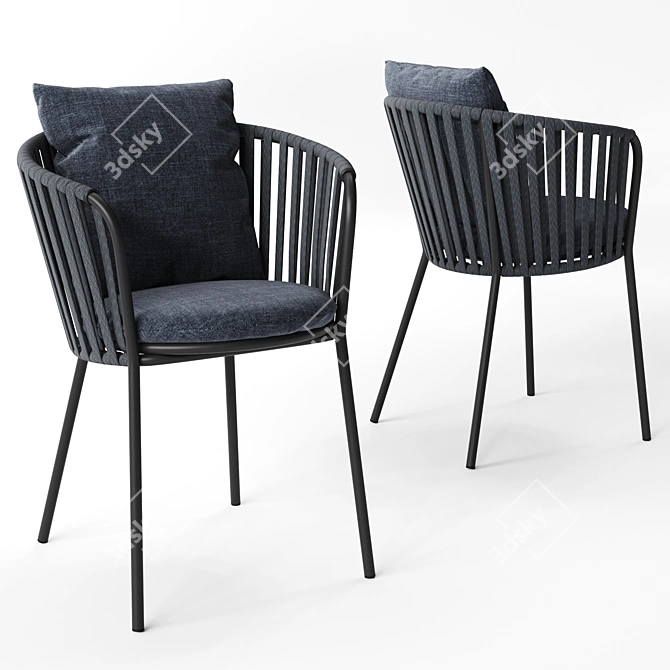 Elegant DESIREE Chair by Vermobil 3D model image 1