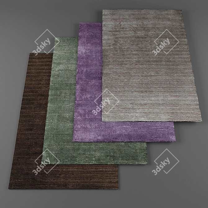 Luxury Nobilis Rugs Collection 3D model image 1