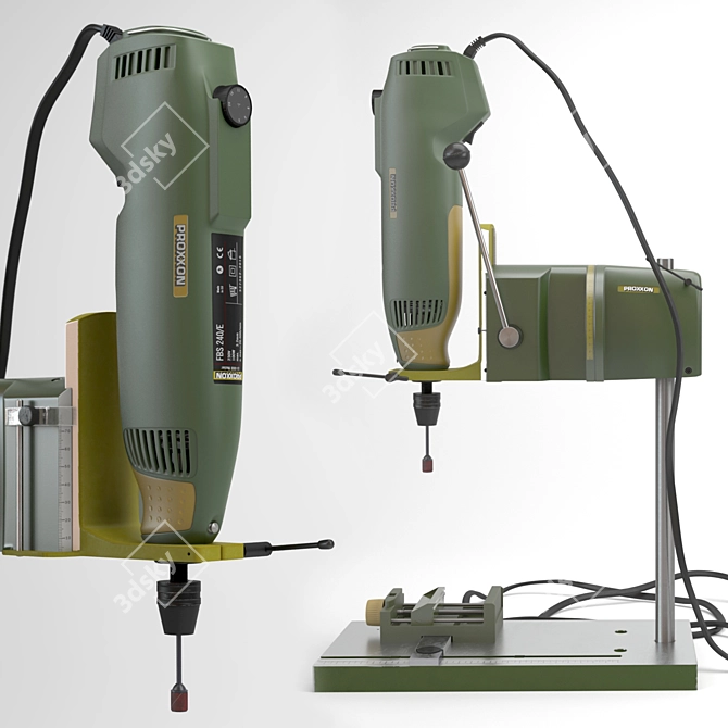 Proxxon Micromot Drill: Compact and Versatile Power Tool 3D model image 2